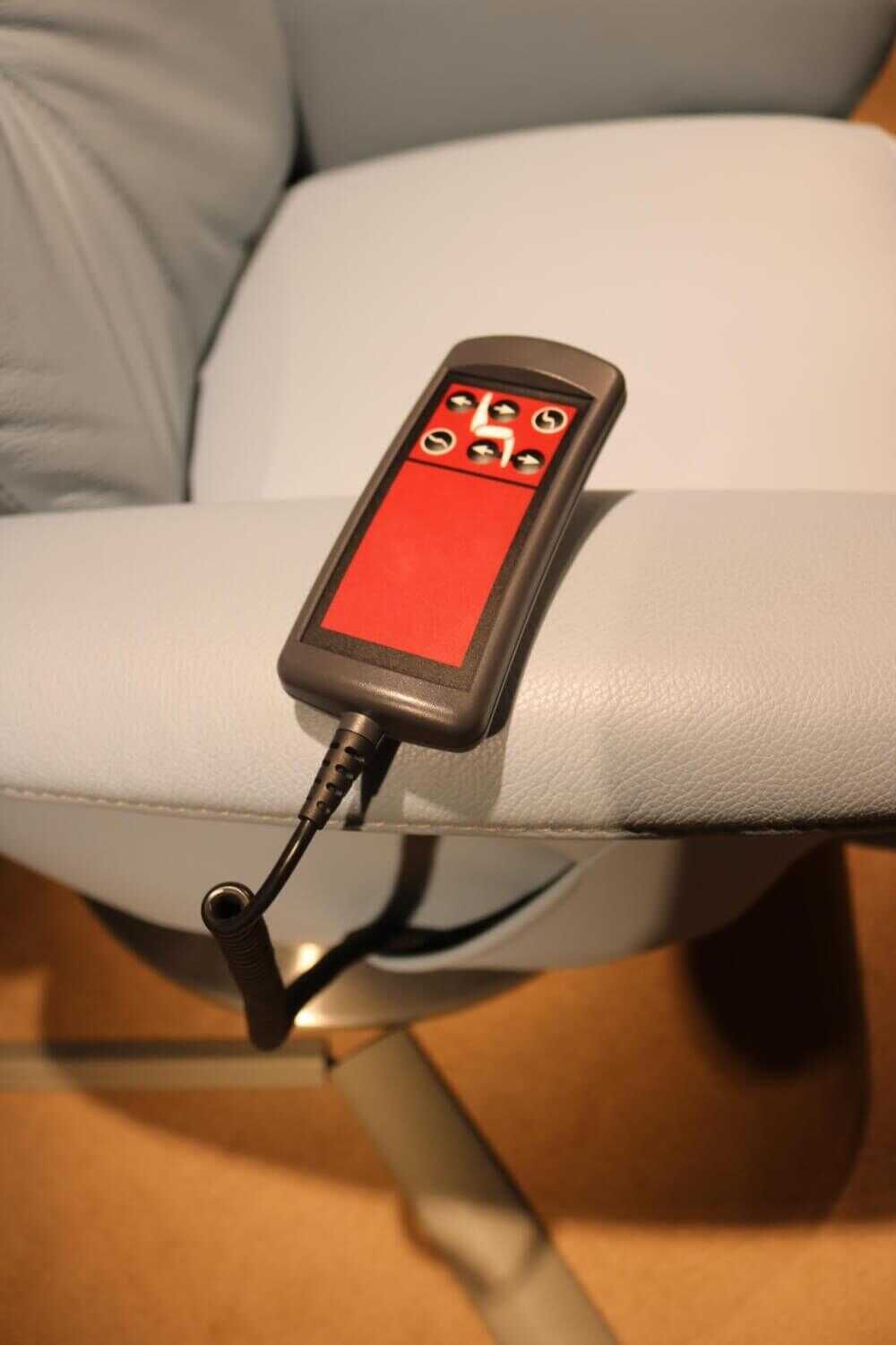 himolla - Sessel Easy Swing 7243 Leder Blau mit motorischer Verstellfunktion - 6