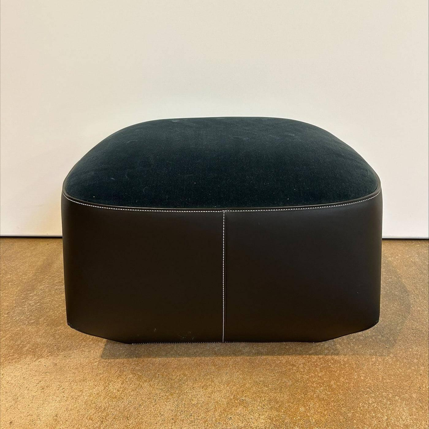 Walter Knoll - Polstersitz Isanka 192 H1 Korpus Leder Saddle Black Schwarz Sitz Stoff Harald 2 Dark Jade Dunkelgrün - 4