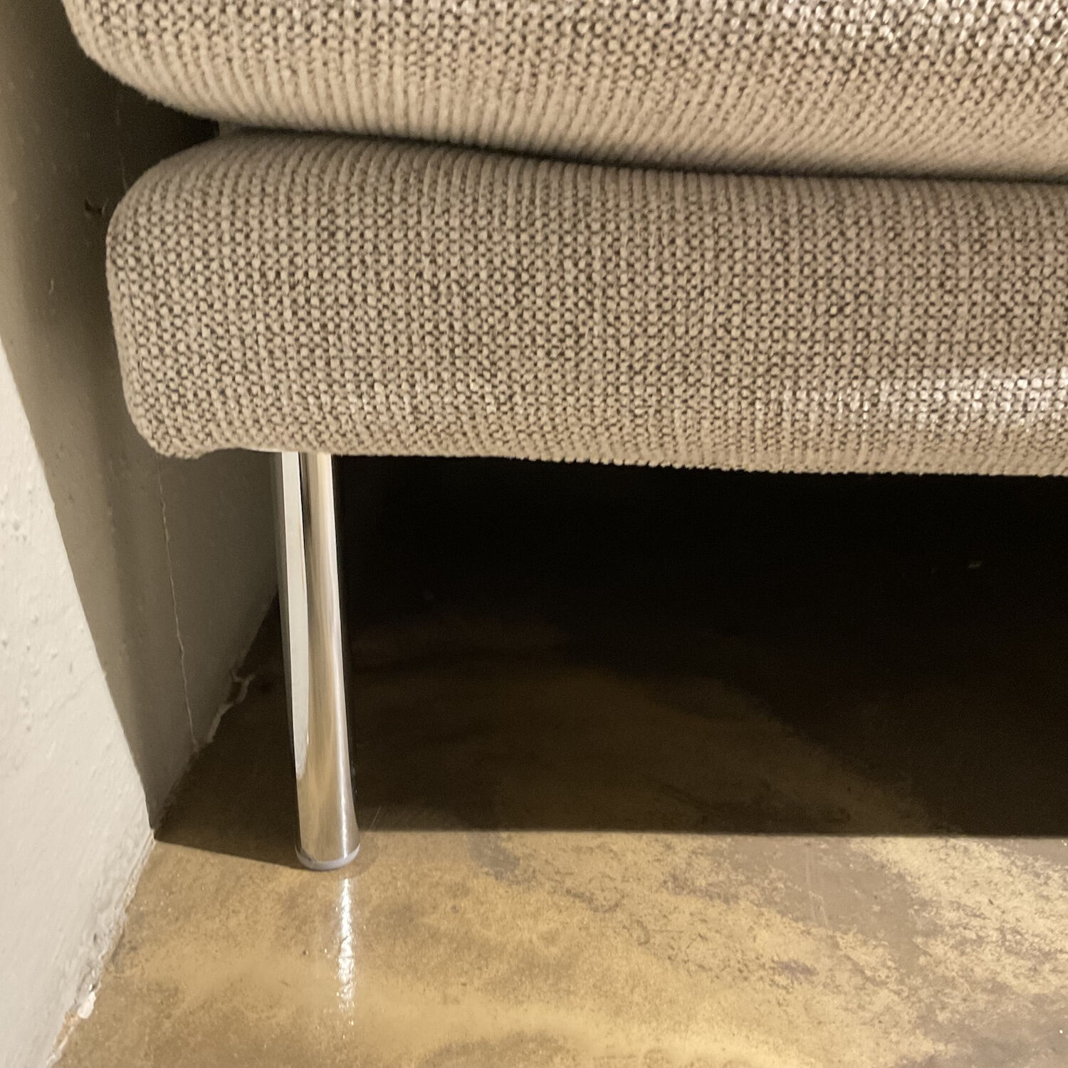 Casamobile Living - Ecksofa Britt Stoff 2 Sneak Natur Beige Füße Metall Inklusive Kissen - 8