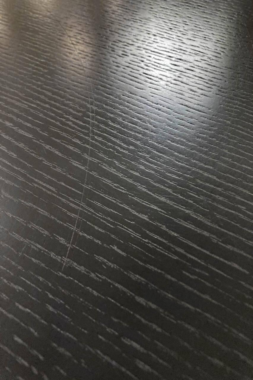 USM Haller - Besprechungstisch Platte Eiche Furniert Schwarz Gestell Chrom - 7