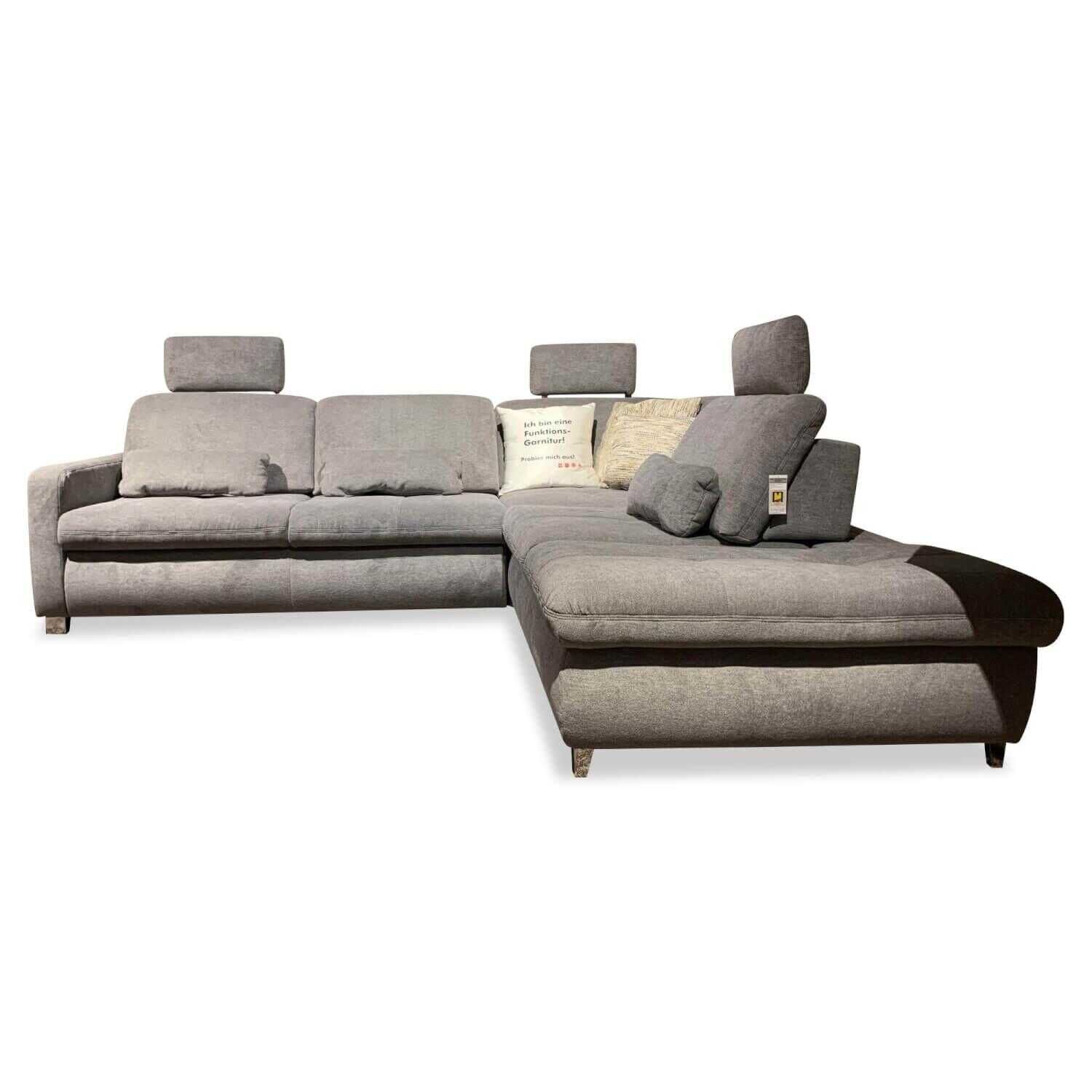 megapol-ecksofa-mp-in1906-stoff-2-charly-stone-grau-mit-3-kopfst-C3-BCtzen-und-diversen-kissen-f30d66dd926a Megapol - Ecksofa MP-IN1906 Stoff 2 Charly Stone Grau mit 3 Kopfstützen und diversen Kissen - 1