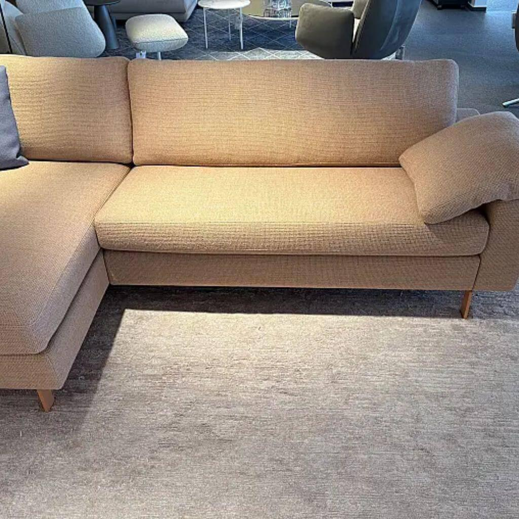 COR - Ecksofa Conseta Stoff 8186 Aprikose Rosa Orange Gestell Metall Rosa Orange - 9