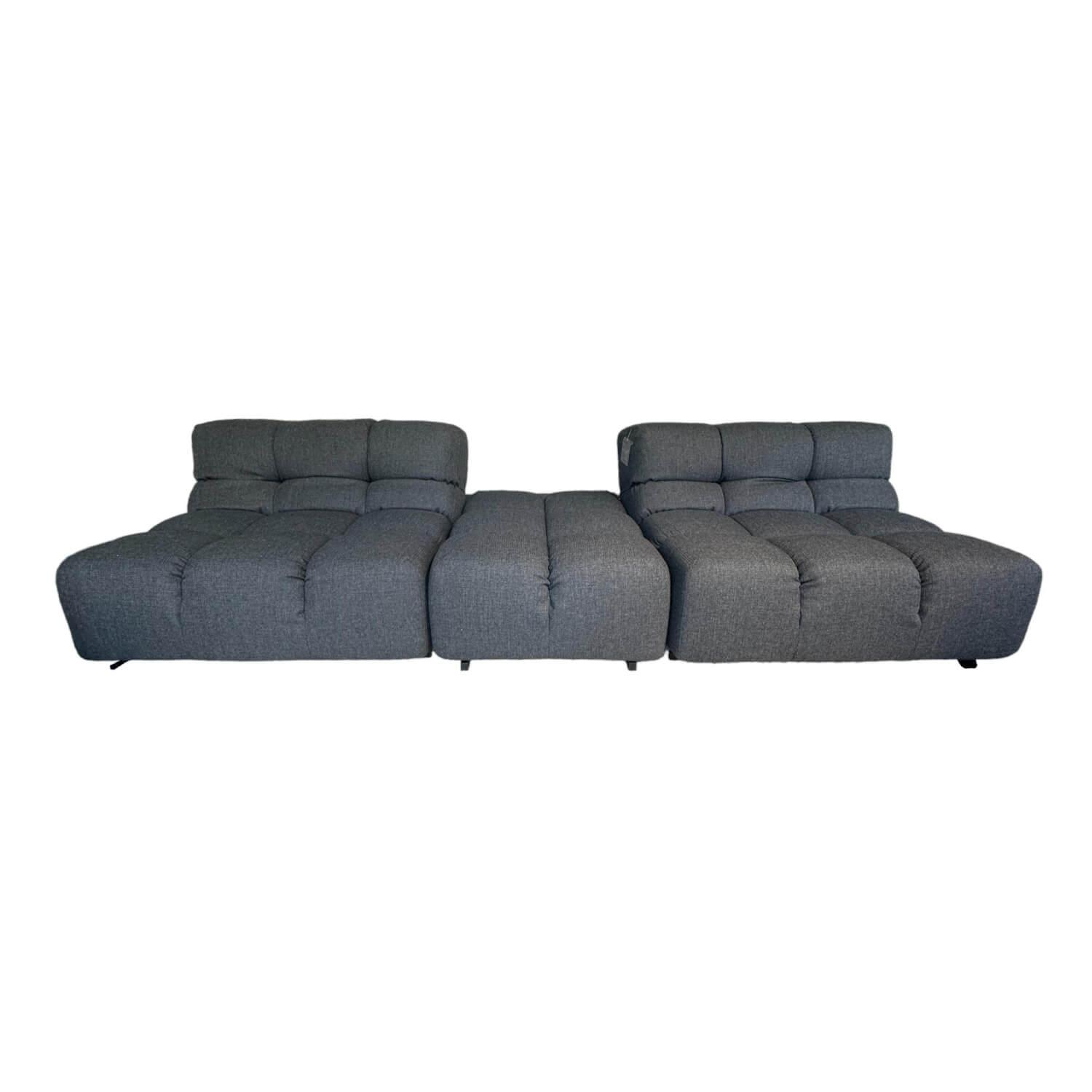 B&B Italia - Sofa Tufty Time Bezug Stoff Esopo Anthrazit Füße Schwarz - 1