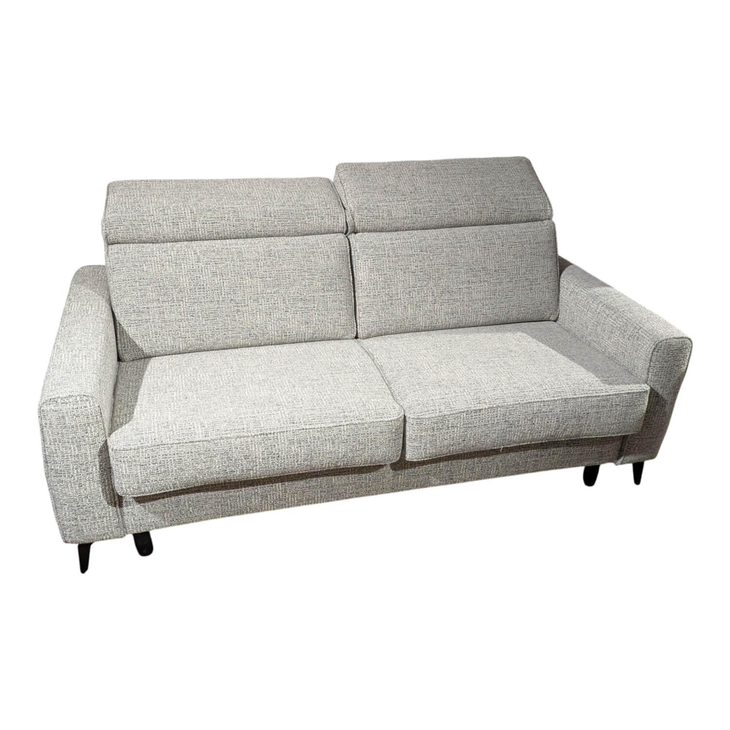 Restyl - Schlafsofa Enya Stoff 2-7074 Grau Füße Schwarz - 1