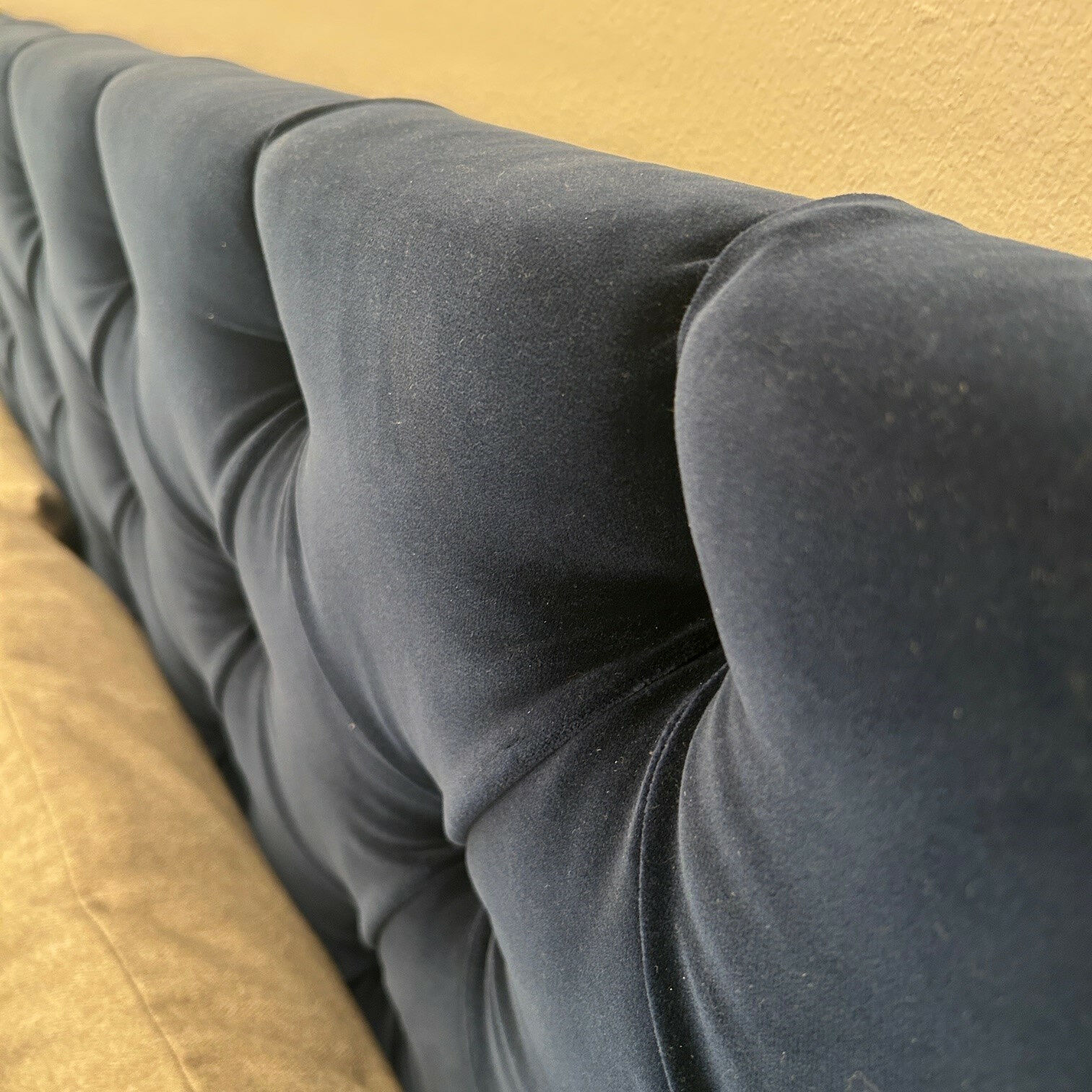 Schramm - Bett Origins Claire 18 Stoff 3 Lona-2850 Migdnight Mitternachtsblau mit 2 Matratzen - 5