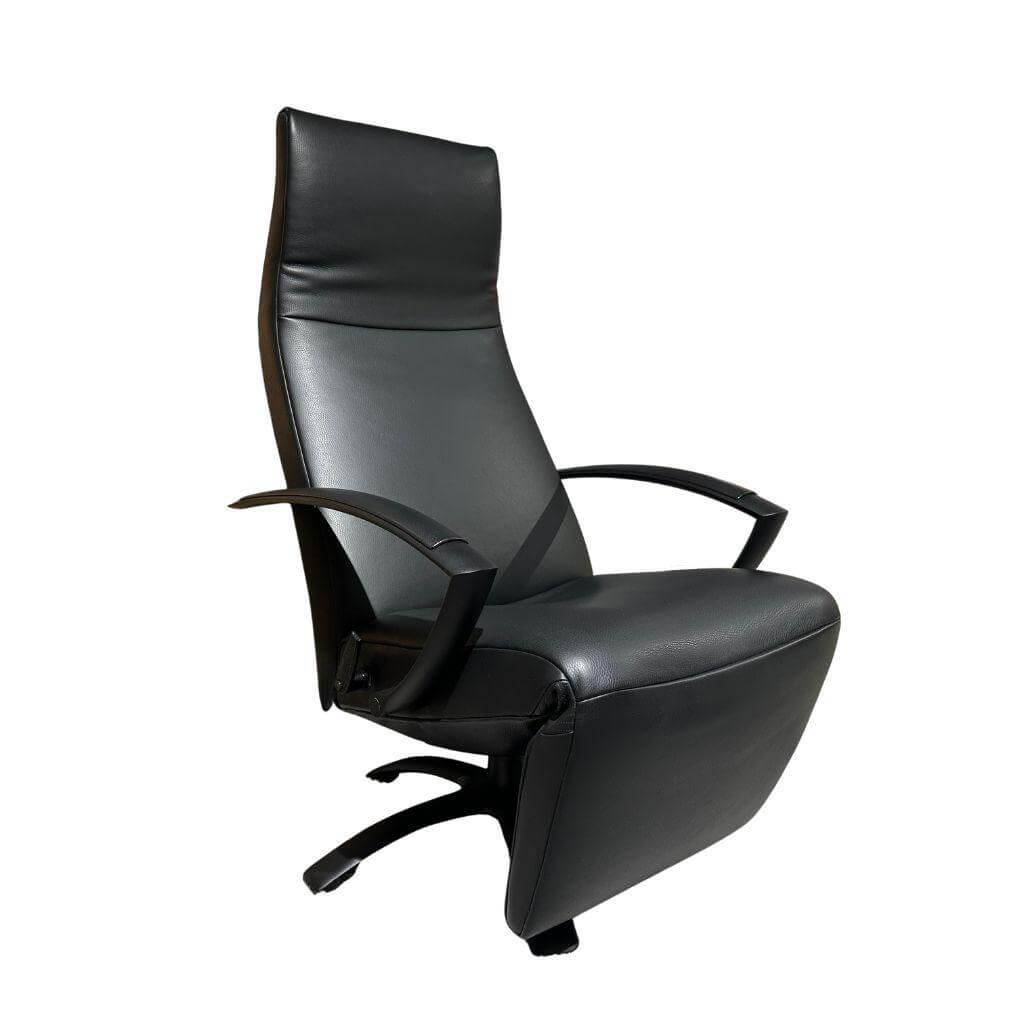 Jori - Sessel Brainbuilder JR-7760 Mono Move Medi Leder Celia Nero Schwarz 5 Stern Fuß Ellipse Schwarz Lackiert - 1