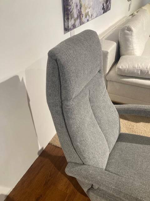 Activineo - Sessel Boss Stoff 2 Cats 167 Zinc Grau Gestell Metall Schwarz Inklusive Hocker - 2