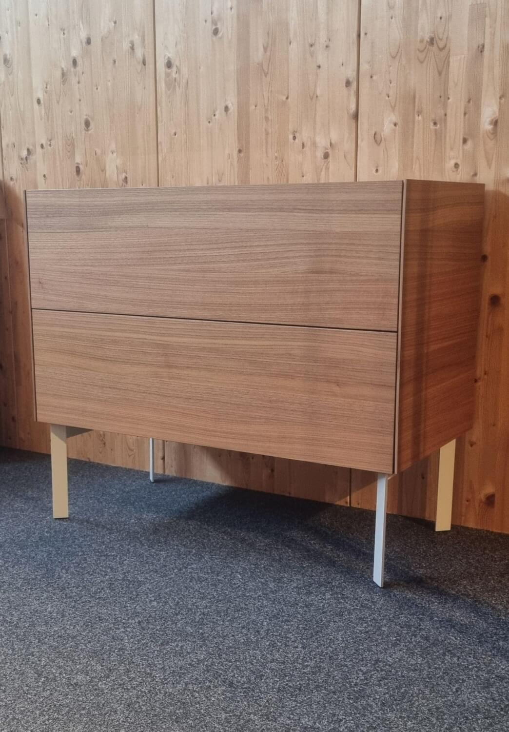 Interlübke - Sideboard Just Cube Light Kommode Natur mit 2 Schubkästen - 3