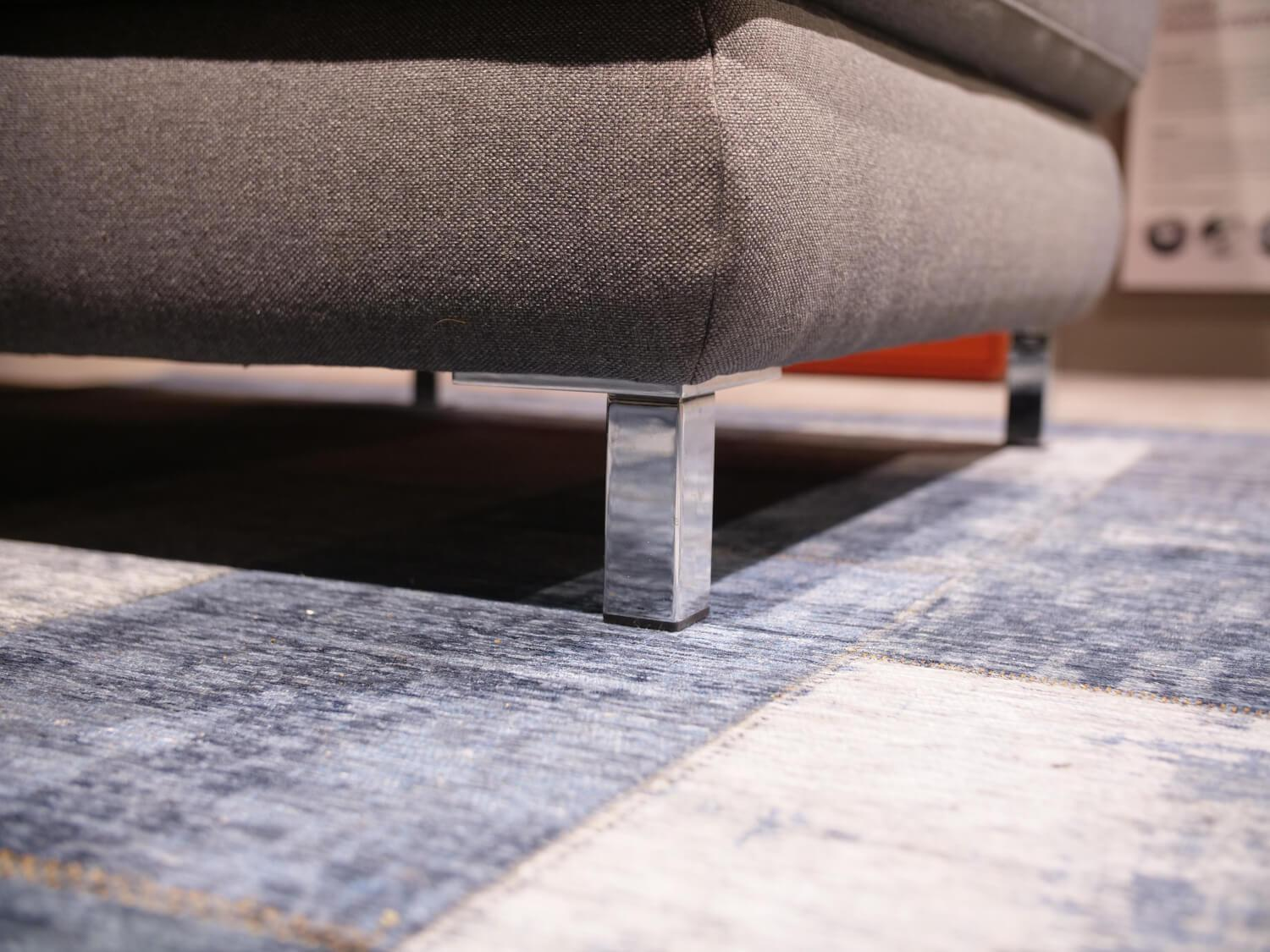Musterring - Wohnlandschaft MR 365 Bezug Stoff Orlando Dark Grey Grau Metallfuß Chrom Beschichtet - 11