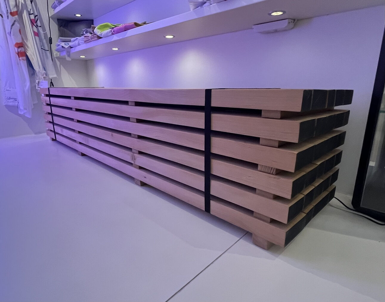 Riva - Bank Woodpile Medium Zedernholz Unbehandelt - 5