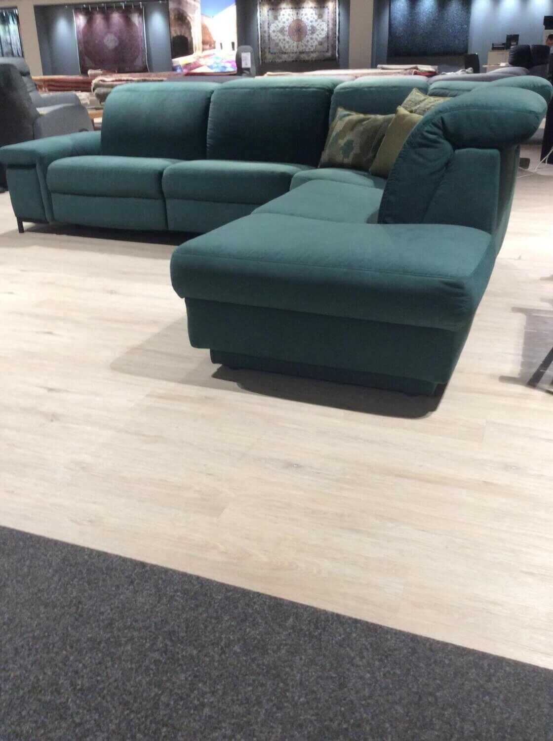 mondo-ecksofa-felba-stoff-gr-C3-BCn-mit-relaxfunktion-und-kissen-b755f9bc987c5d2eea3251668 Mondo - Ecksofa Felba Stoff Grün mit Relaxfunktion und Kissen - 3