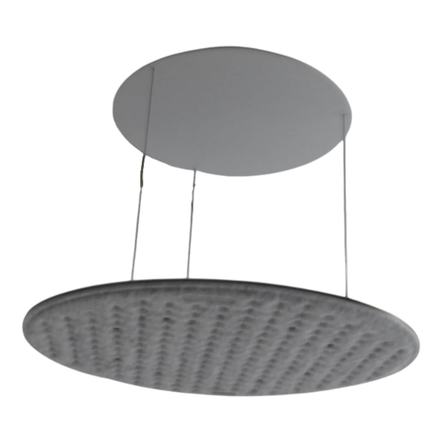 Nimbus - Akustikleuchte Lighting Pad Lounge R 600 Vario Vlies Grey Dawn Grau Mit Konverter - 1