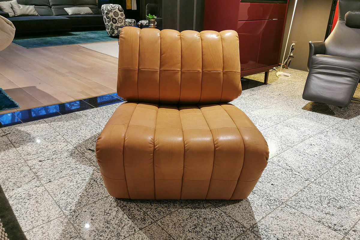 De Sede - Liege Yoga DS-266 Leder 45 Naturale 25 Cuoio Cognac - 7