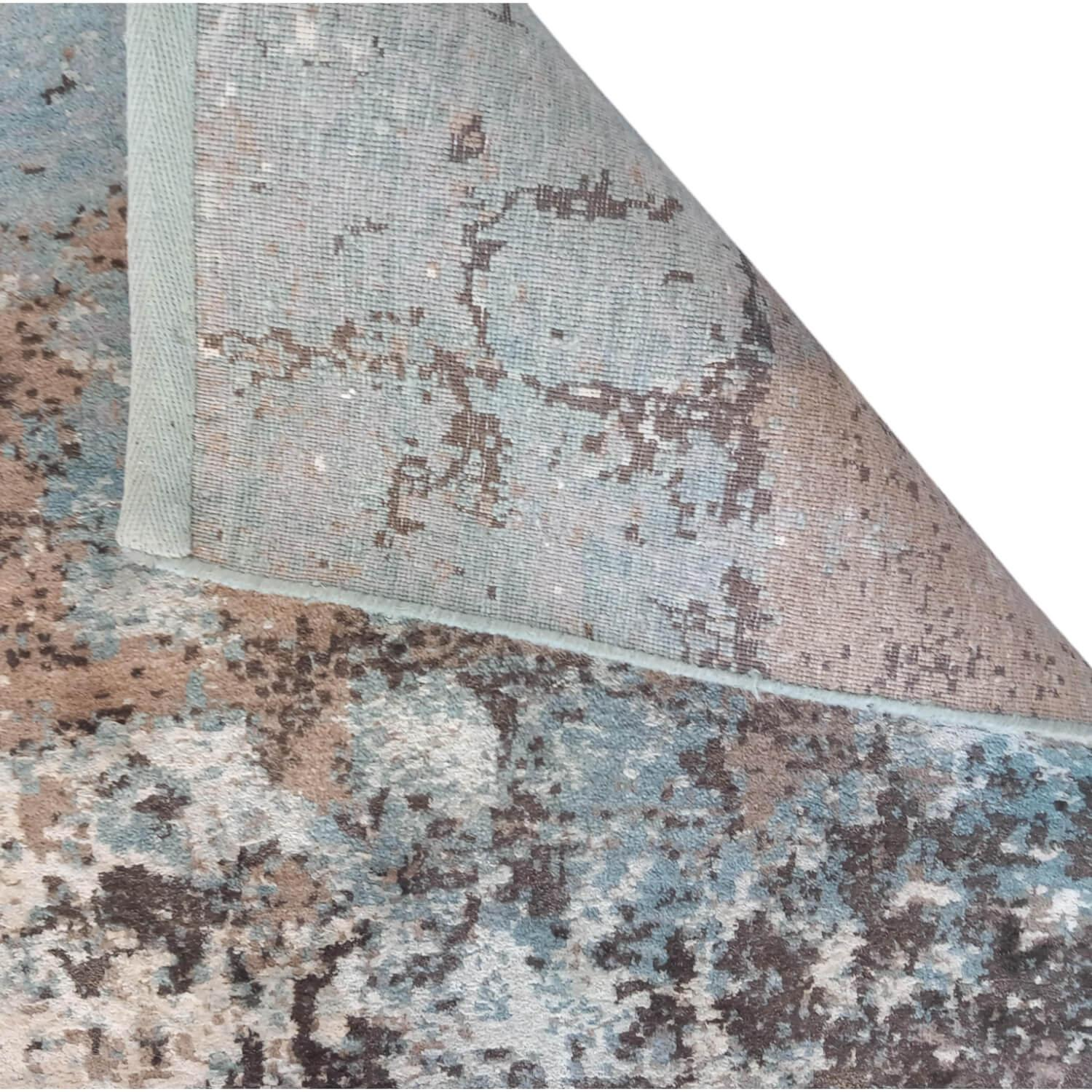 Dadicos - Teppich 248x168 Indien Textil Blau Beige - 1