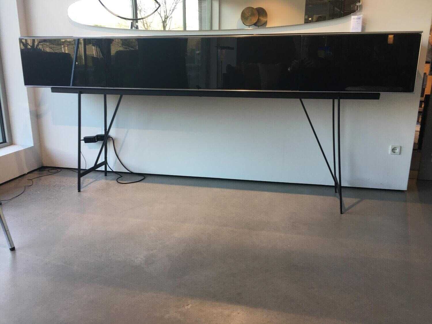 YOMEI - Highboard S 100 Lackiert Schwarz 82 Pantex Hochglanz - 4