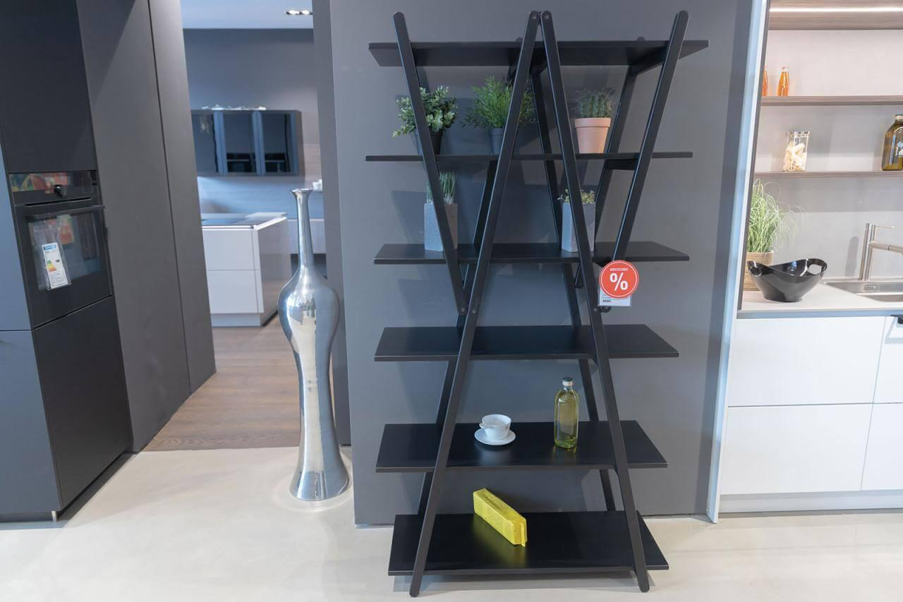 Cassina - 2er Set Bücherregal Nuvolo Rossa Buche Schwarz Lackiert Zusammenklappbar - 2