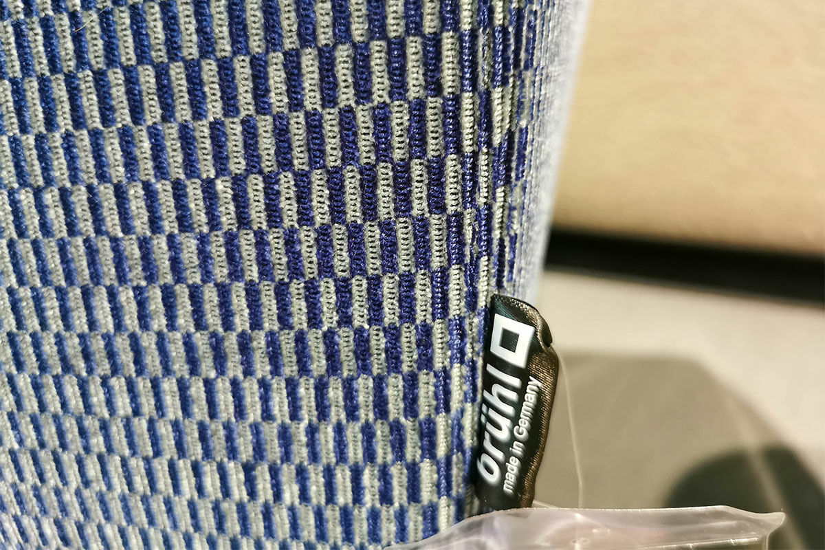 Brühl - Sessel Randolph Stoff 4495 0063 Dunkelblau Gestell Chrom Glänzend - 4