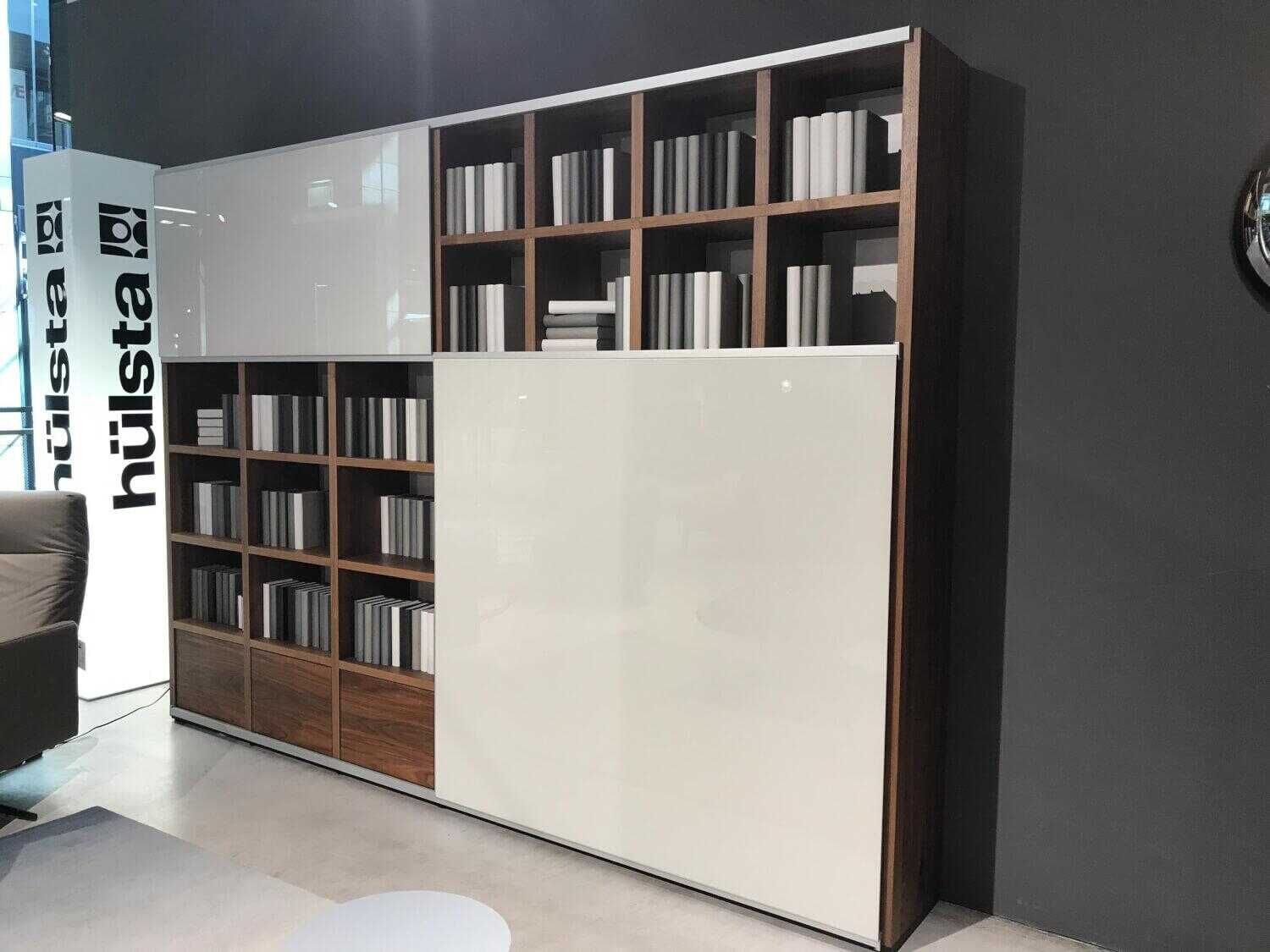 h-C3-BClsta-wohnwand-mega-design-glas-lackiert-wei-C3-9F-nussbaum-mit-tv-halterung-aa17b8cbe8a2eGBY5jC5fuLGz Hülsta - Wohnwand Mega Design Glas Lackiert Weiß Nussbaum mit TV-Halterung - 6