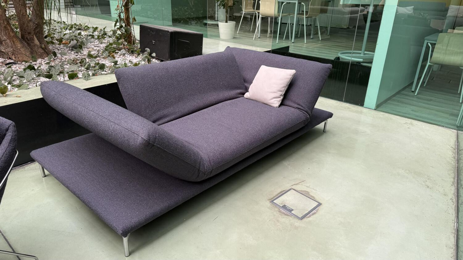 Bullfrog - Sofa Caesar 1045 Stoff BW 1775-252 Lila mit Verstellfunktion - 2