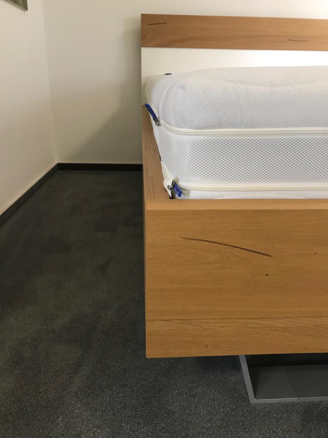 Hülsta - Doppelbett Modell CITADA Lack Reinweiß Matt Akzente In Eiche - 6