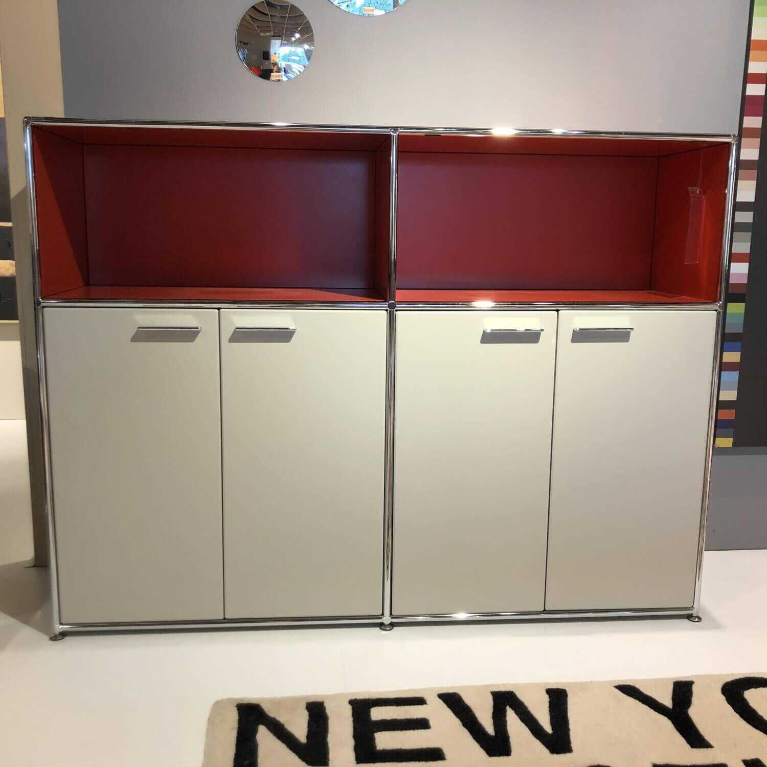 dauphin-home-highboard-drb3-1_5-holz-metall-grau-rot-e4cb865c0e71 Dauphin Home - Highboard DRB3 1_5 Holz Metall Grau Rot - 2