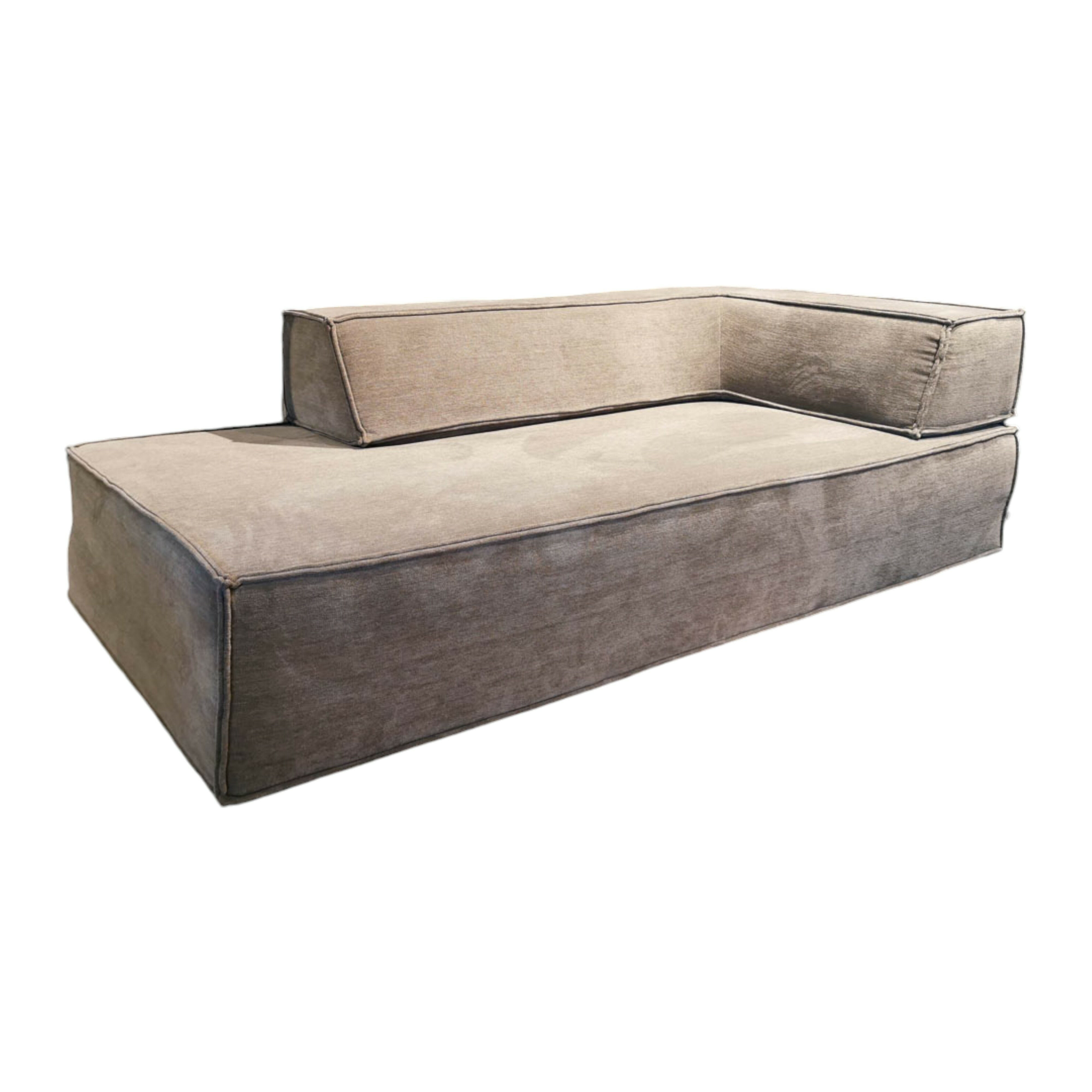 COR - Schlafsofa Trio Stoff 8143 Taupe Graubraun - 1