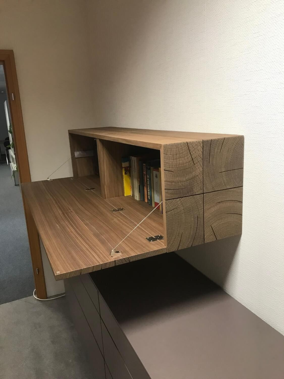 Hülsta - Hängeelement Gentis Kernnussbaum Naturstamm Echtholz Furniert - 5