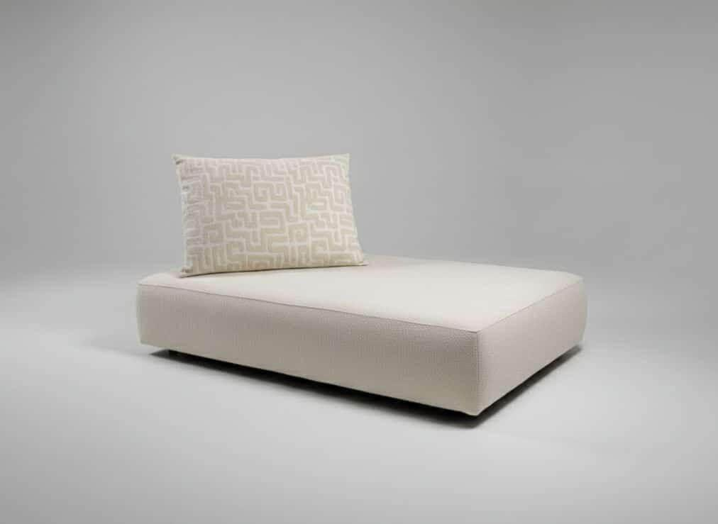 Bullfrog - Sofa Iwan Stoff Alhambra DUNAS Bouclé Weiß Inkl. Kissen - 5