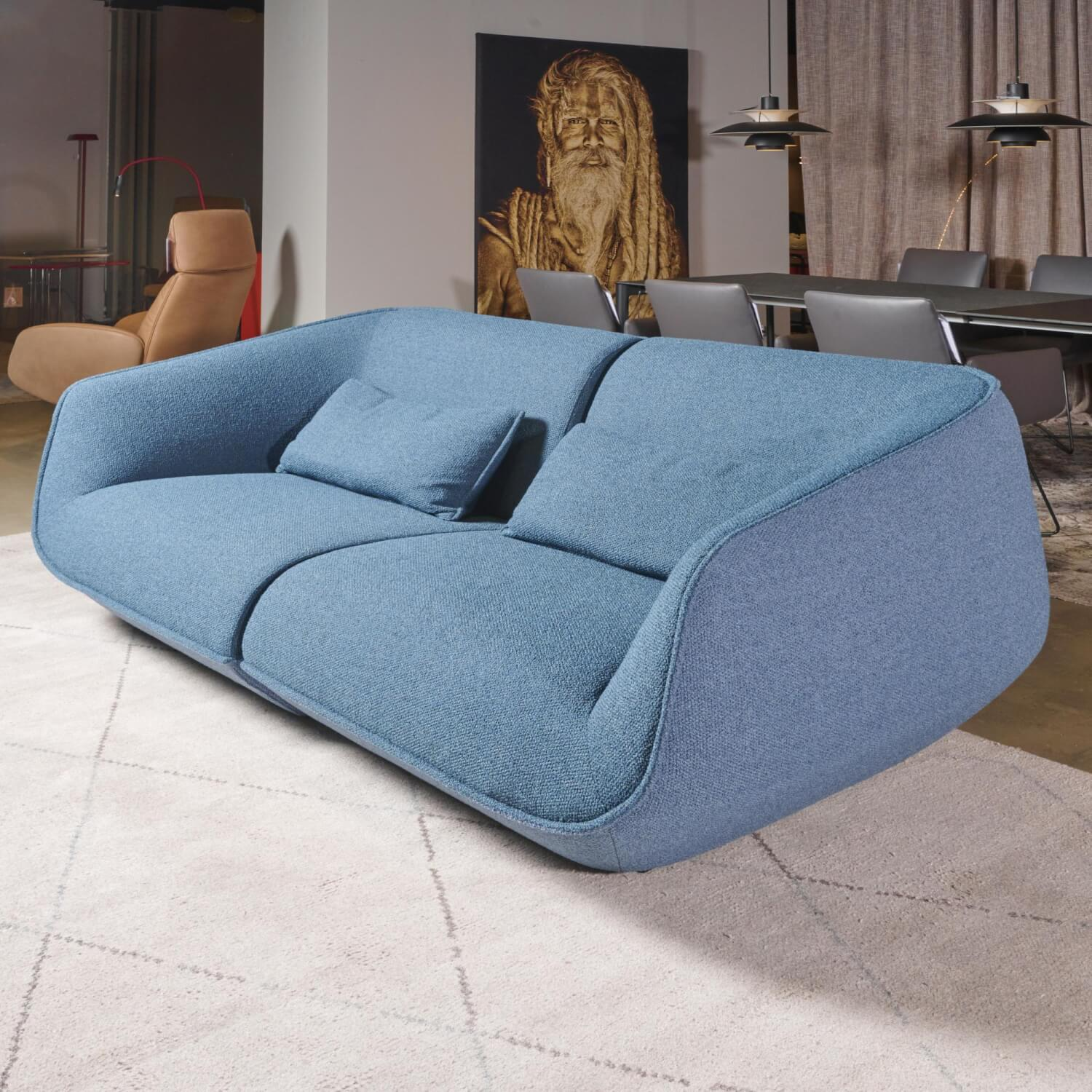 COR - Sofa Nook Innen Stoff 8214 Blau Petrol Außen Stoff 8206 Nordic Blau - 7