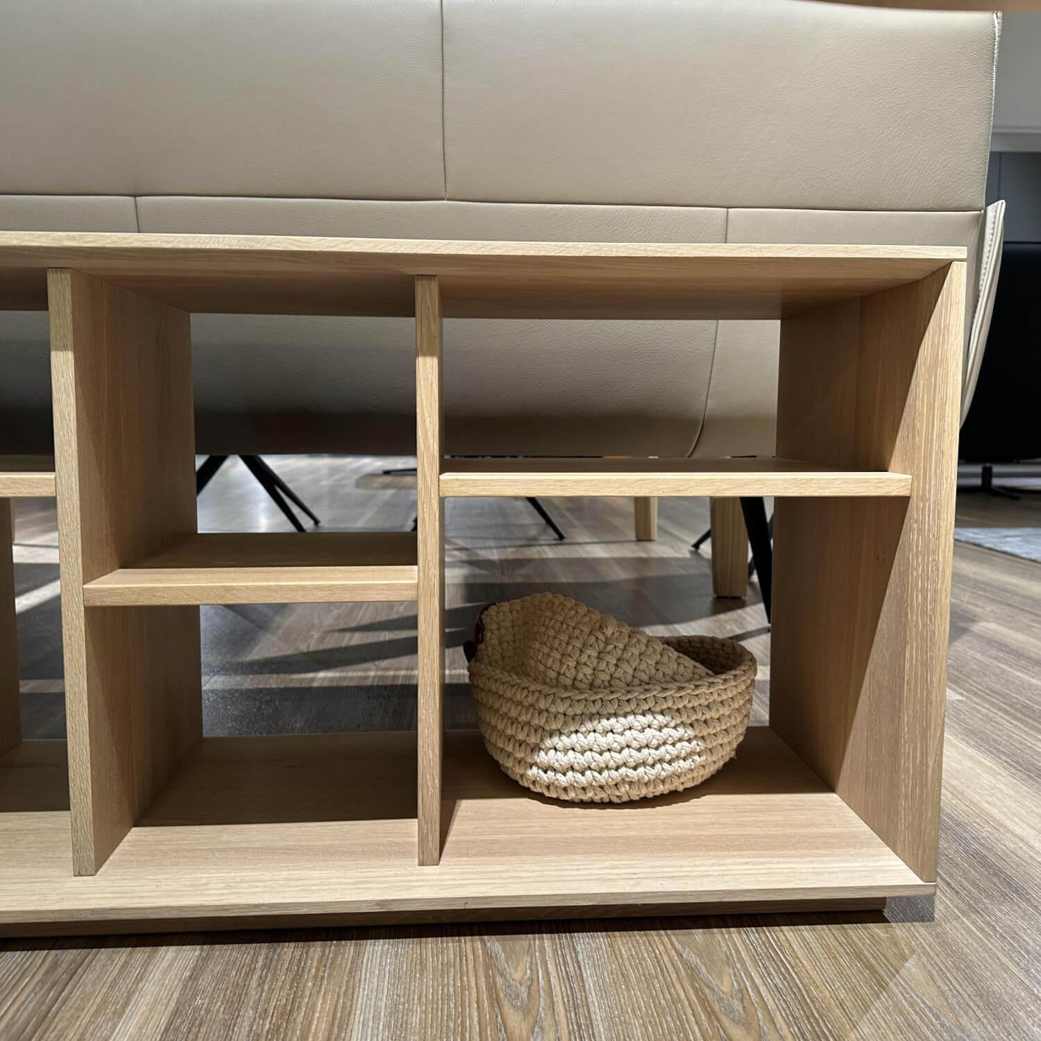 Team 7 - Raumteiler Regal Cubus 05 Eiche Weißöl Mit Beidseitiger Kippsicherung - 2