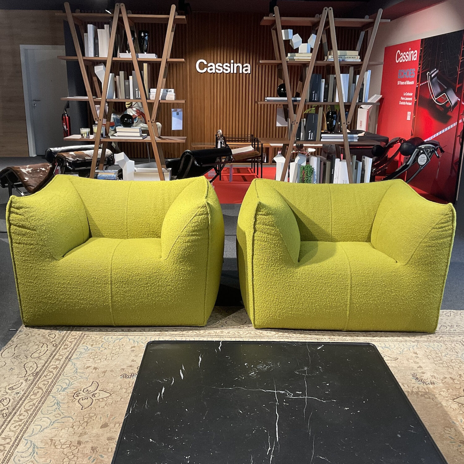 B&B Italia - Sessel Le Bambole Stoff 2823445 Sila Wacholder Grün - 4