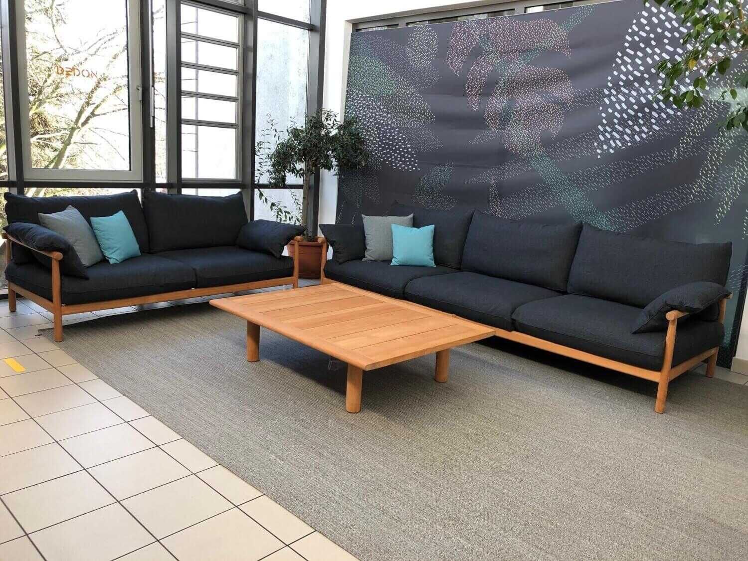 DEDON Garnitur Tibbo Outdoor 2 Sofas 569 MÖBELFIRST.DE!