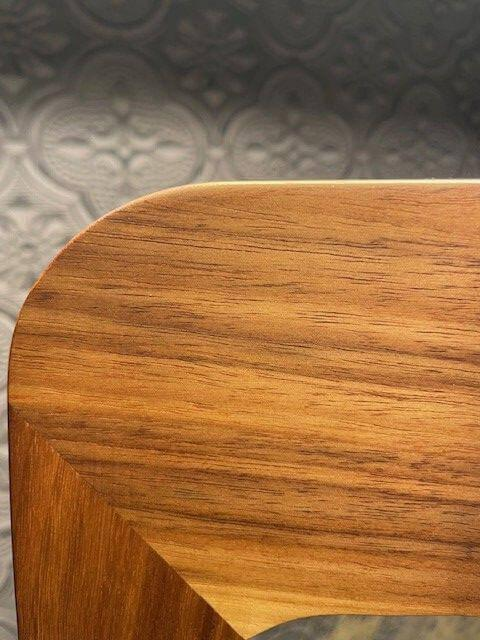 Porada - Stehleuchte Pileo Alta Metall Zinn-Grau Nussbaum Canaletta - 5