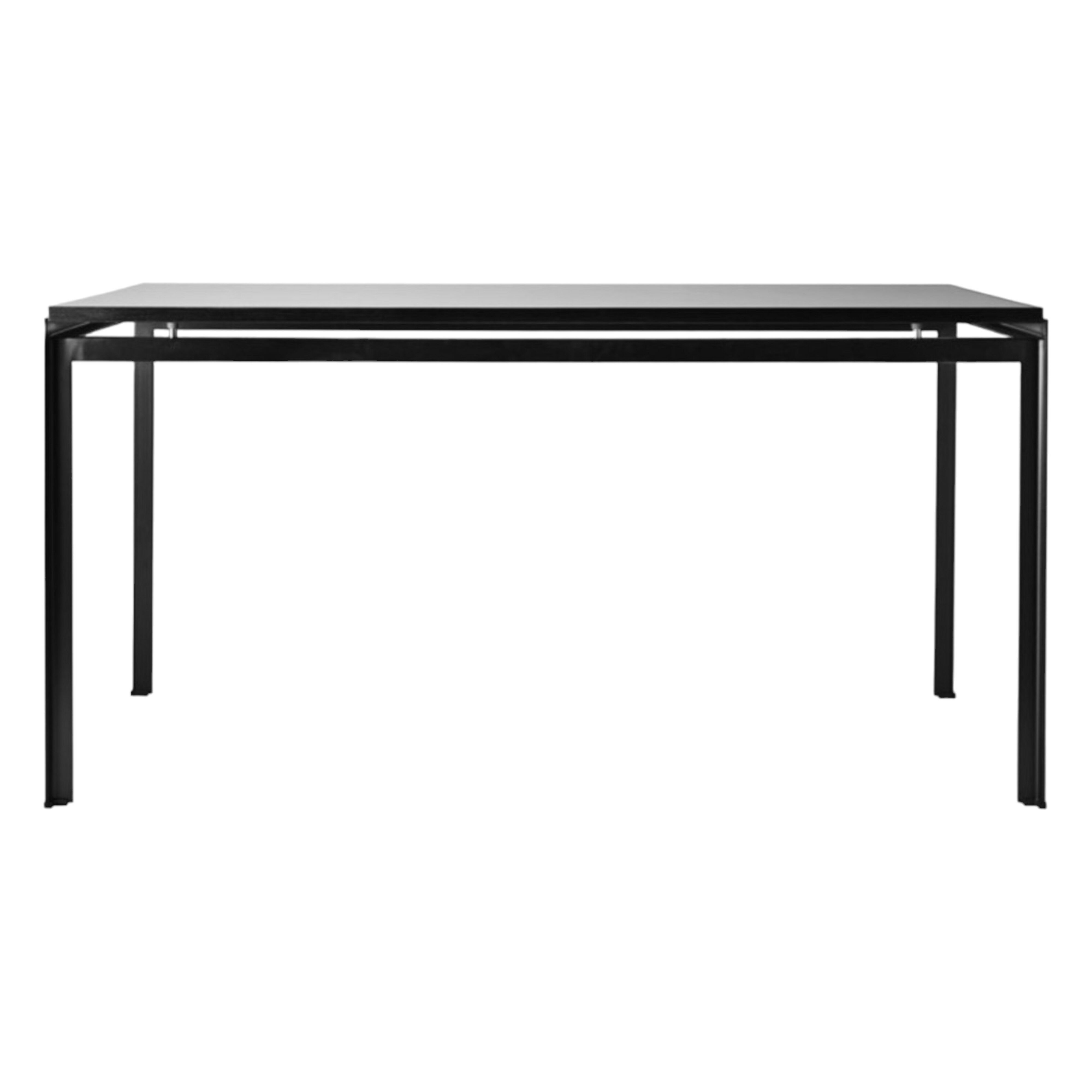 Carl Hansen & Søn - Esstisch Schreibtisch Professor Desk Mod. PK52 Laminat Grau Schwarz Gestell Schwarz - 1