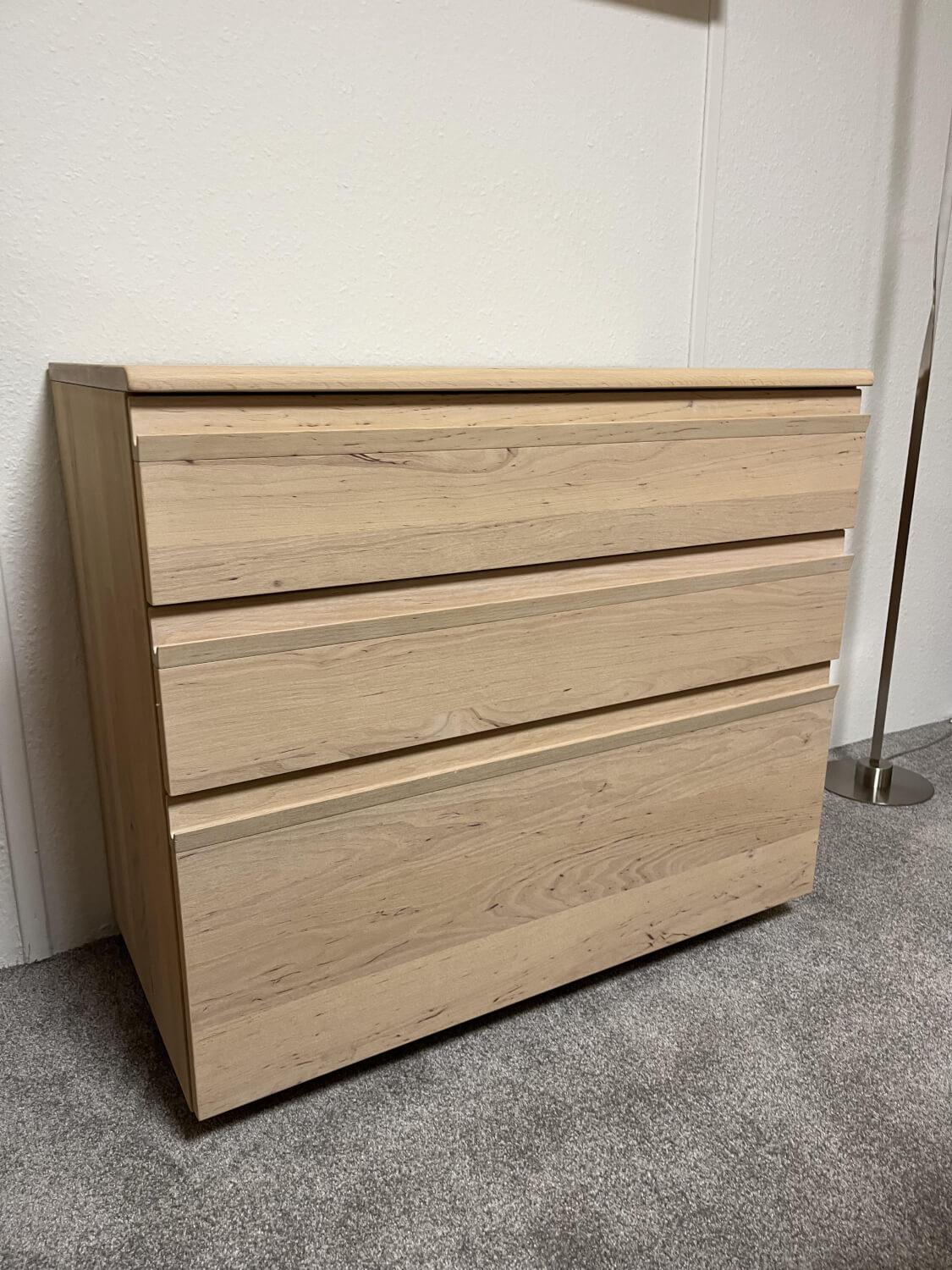 Team 7 - Kommode Kids Erle Weißöl Mit Deckplatte Und Sockelrahmen - 2