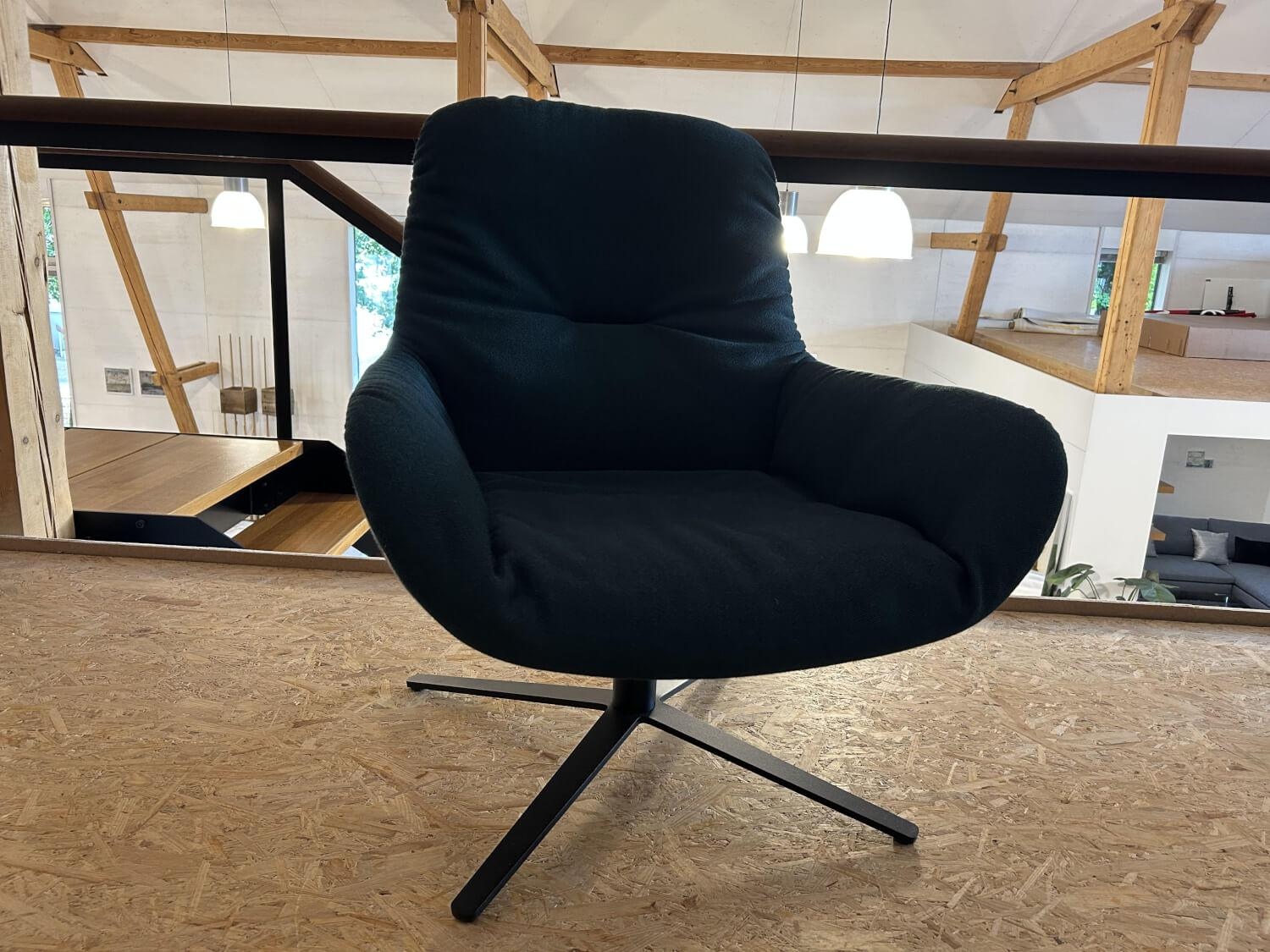Freifrau - Sessel Leya Lounge En Vogue Sonderedition Grün Gestell Schwarz - 5
