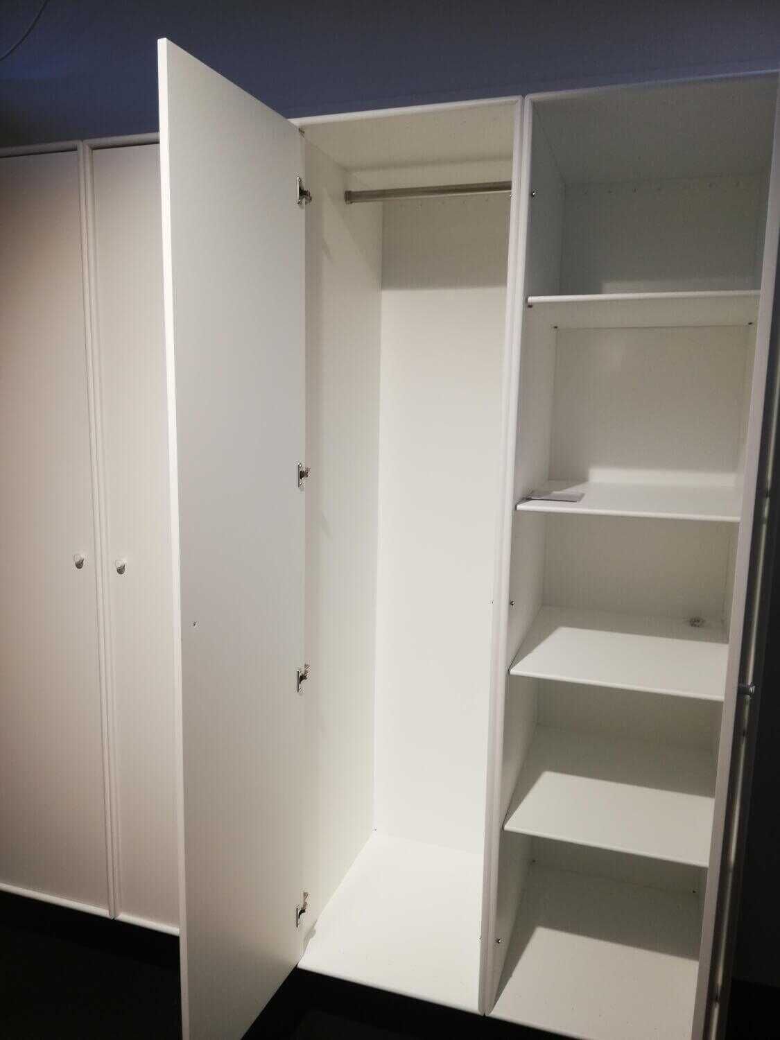 Montana - Schrank System MDF Holz New White 4-Türig - 8