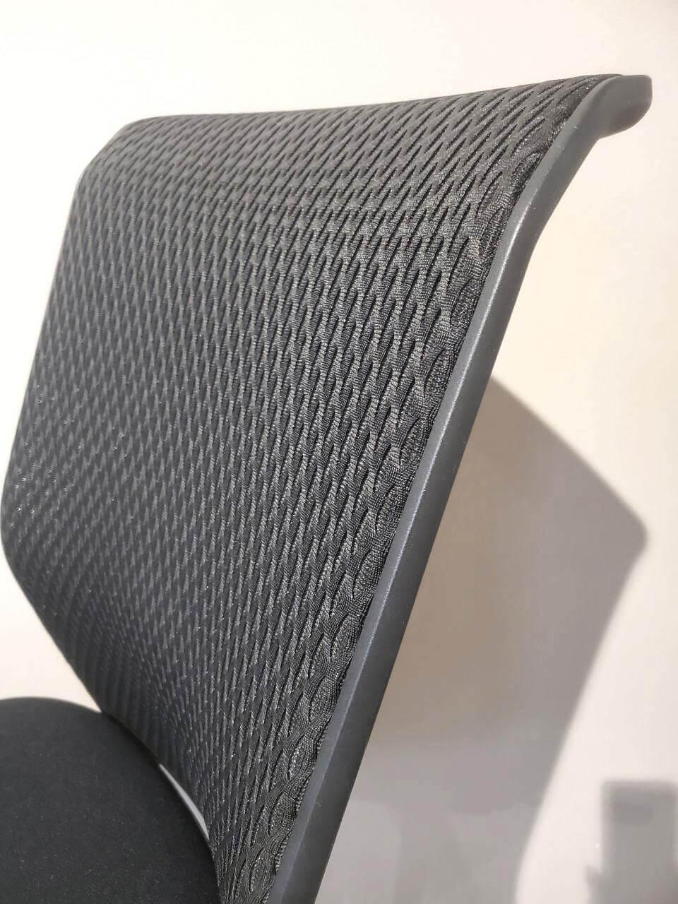Vitra - Bürostuhl Id Mesh Bezug Sitz Plano Nero Schwarz Rücken Diamond Mesh Nero F30 Schwarz Gestell Edelstahl Mit Rollen Schwarz - 6