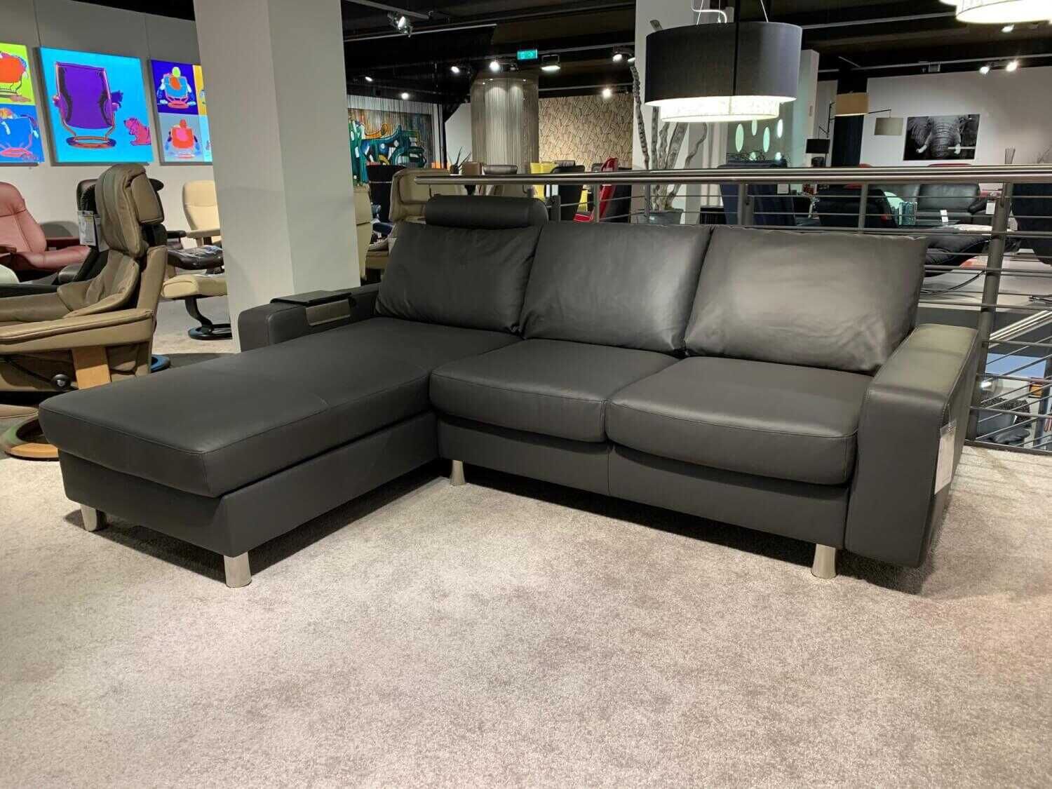 stressless-sofamodelle-ecksofa-e200-leder-grau-paloma-rock-mit-kopfst-C3-BCtze-dfaa60ee29cd5c6fc6978f794 Stressless - Ecksofa E200 Leder Grau Paloma Rock mit Kopfstütze - 2