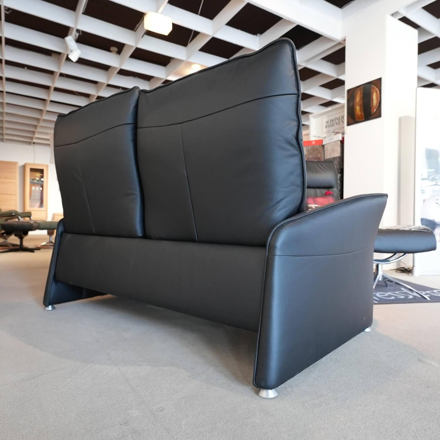 himolla - Sofa 4929 Leder 31 Longsoft Rabe Schwarz Fuß Aluminium Mit Relaxfunktion - 8