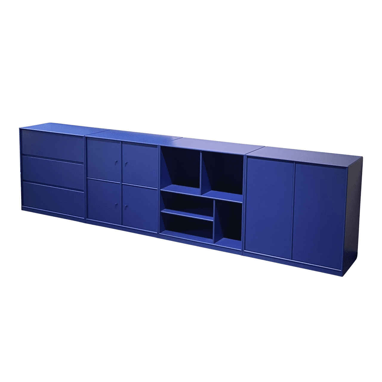Montana - Sideboard Montana System Holz Monarch 135 Blau - 1