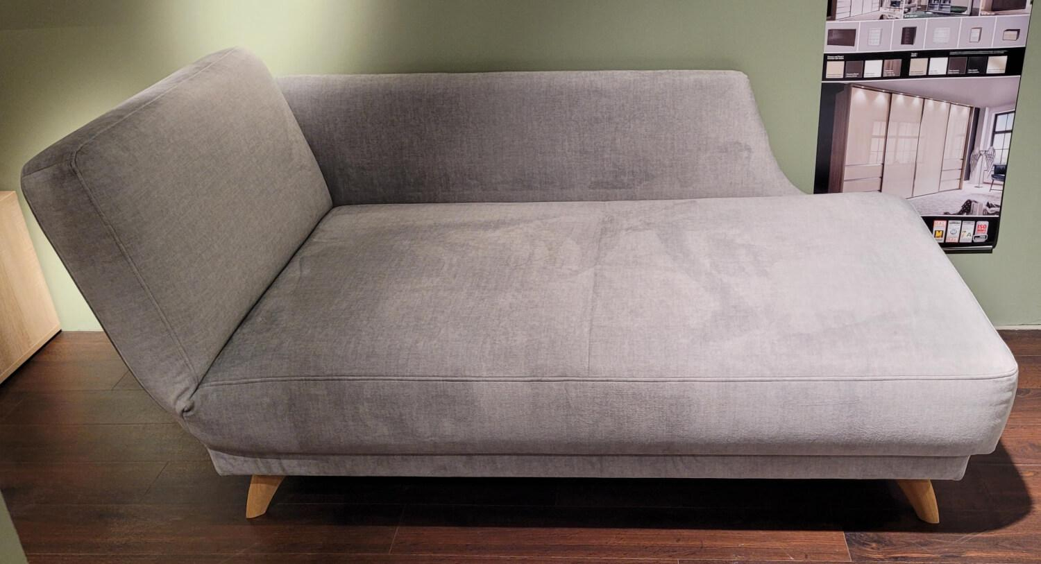 Bali - Sofa Recamiere Esther Stoff 10 Mint 10-9006 Grün Grau - 2