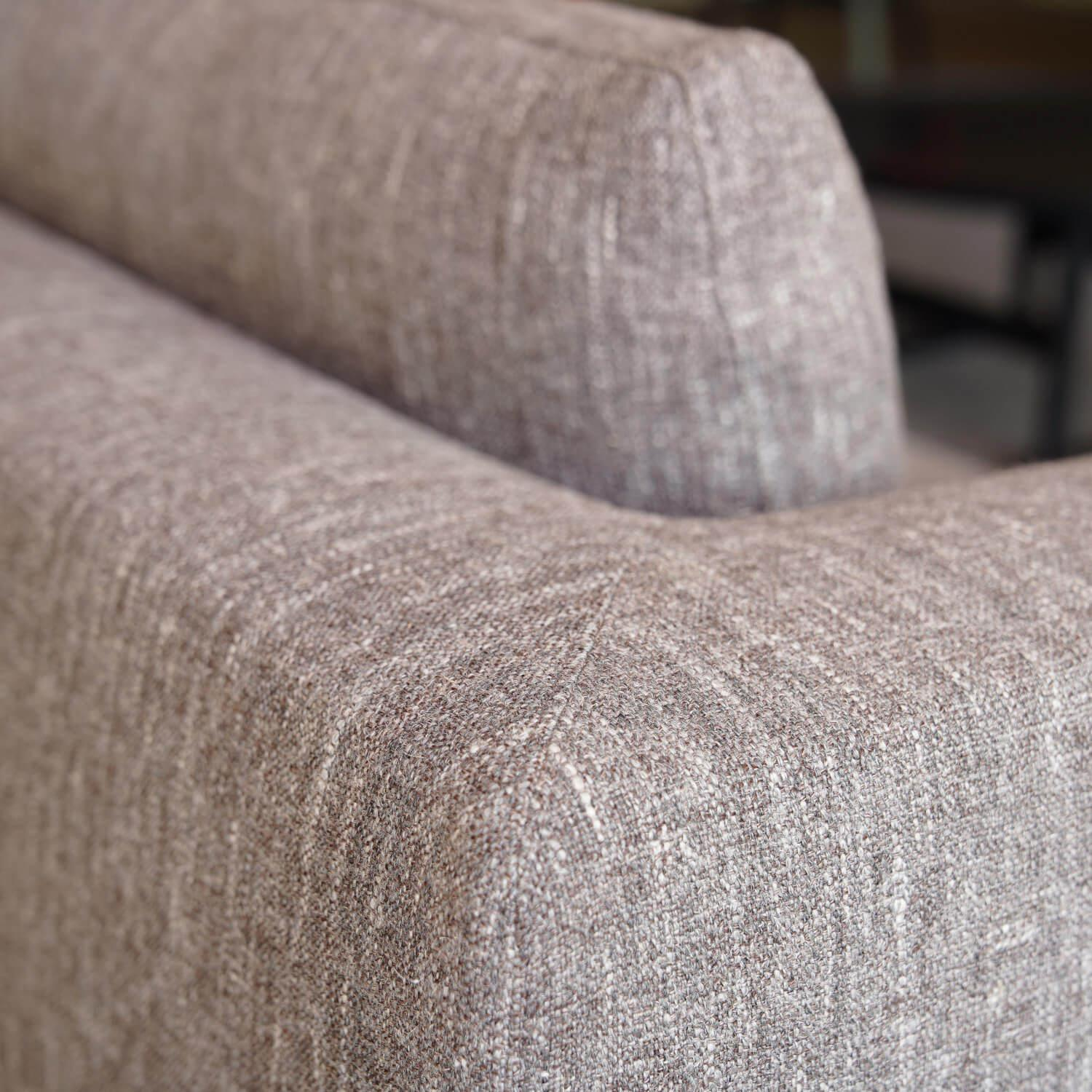 B&B Italia - Sofa Charles CH228 Bezug 2594251 Stoff Lodi Grau Füße 0170M Verchromt Schwarz Lackiert - 6