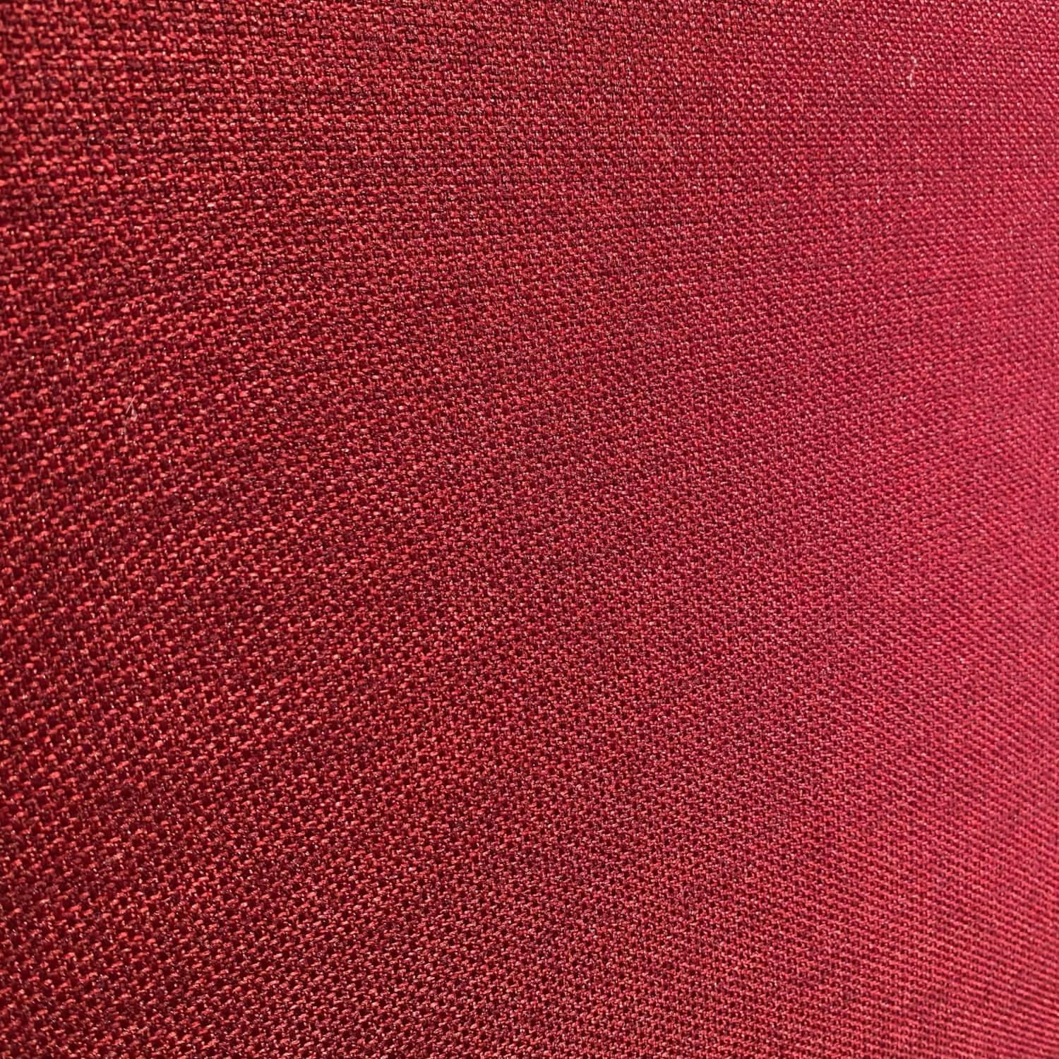 Wemafa - Sofa York Stoff 903 314Z Rot Keder Madras Dunkelbraun Metallfuß Mit Rückenkissen - 5