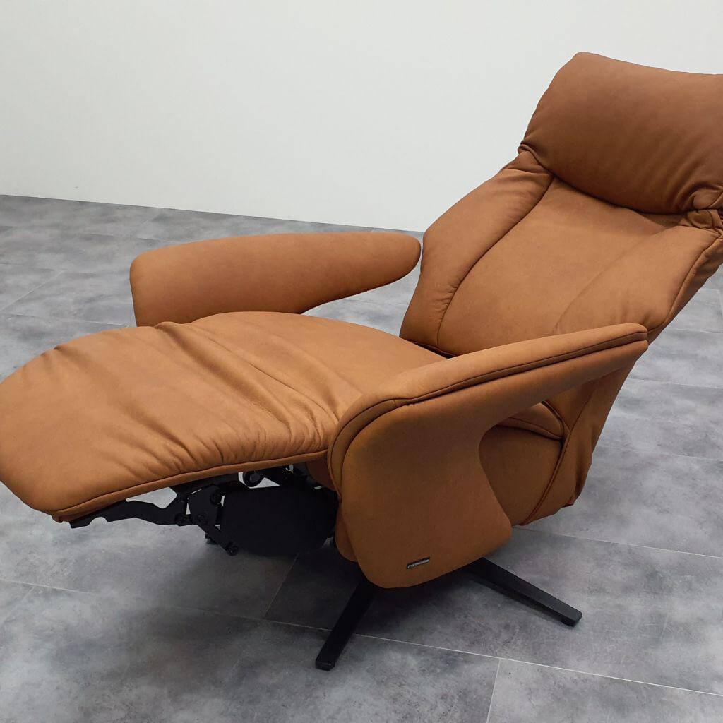 himolla - Relaxsessel Easyswing "S" 7469 75 V44 2-Motorisch m. Aufstehhilfe Leder 27 Leonessa Almond Braun Gestell Sternfuß Anthrazit Pulverbeschichtet - 4