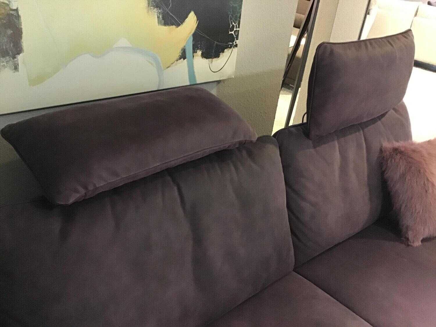 Sofa Vieste Leder Bison Violett