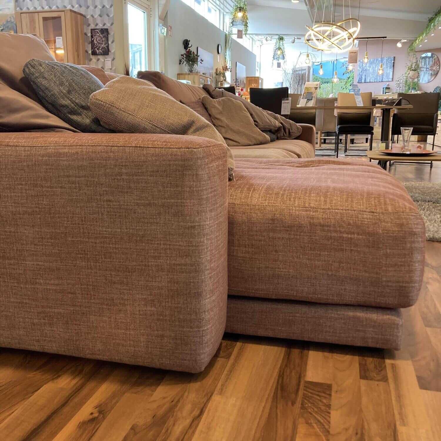 Meisterstücke - Ecksofa Manhattan Stoff Veni 09 Dante 01 Rosa - 15