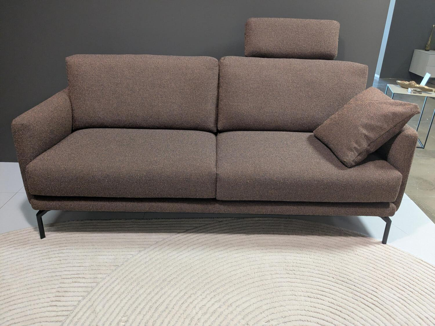 WK Wohnen - Garnitur Göteborg WK 593 Stoff 41 82 Ocker Braun Gestell Schwarz - 10