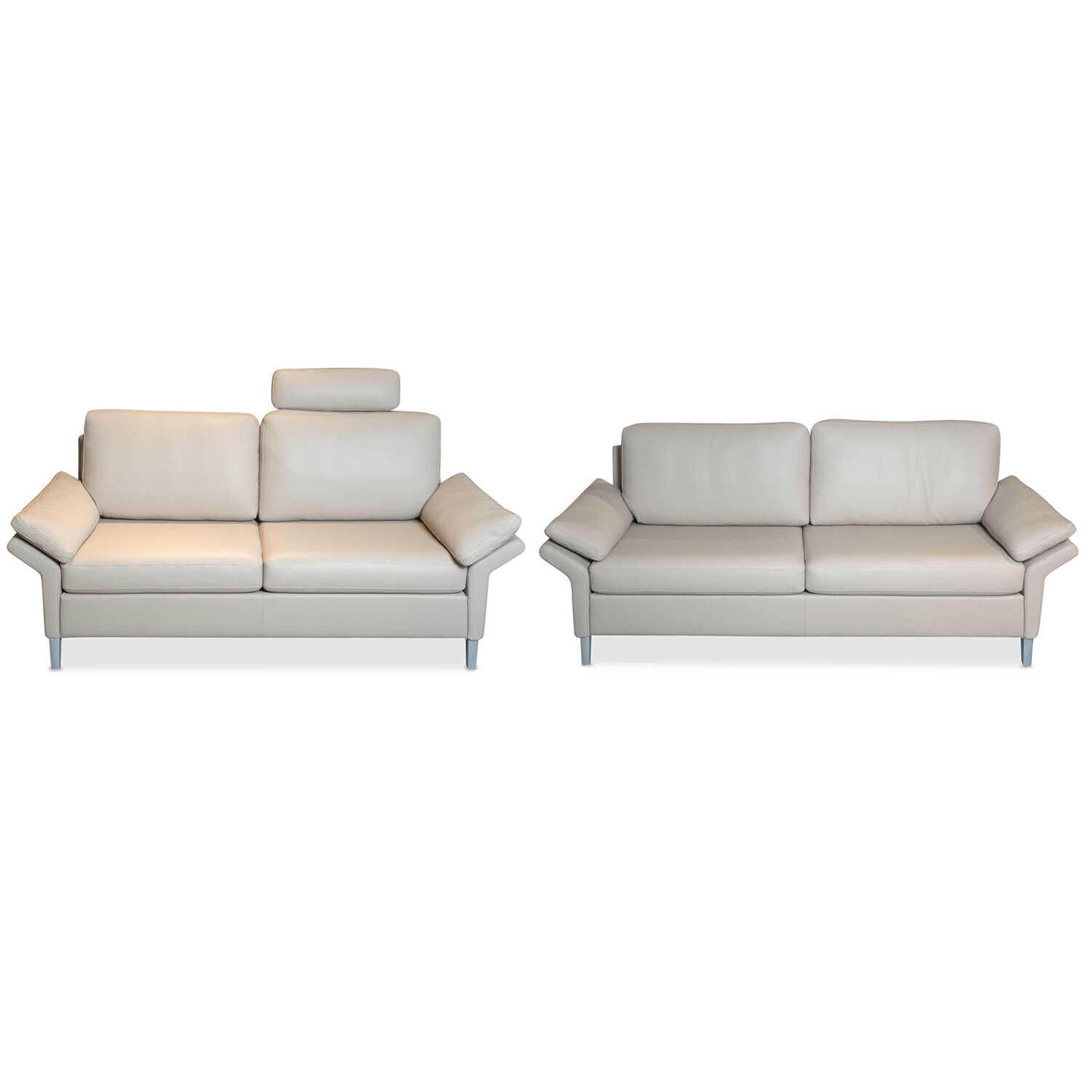 Rolf Benz - Garnitur 3300 Leder Beige 3-Sitzer 2-Sitzer - 1