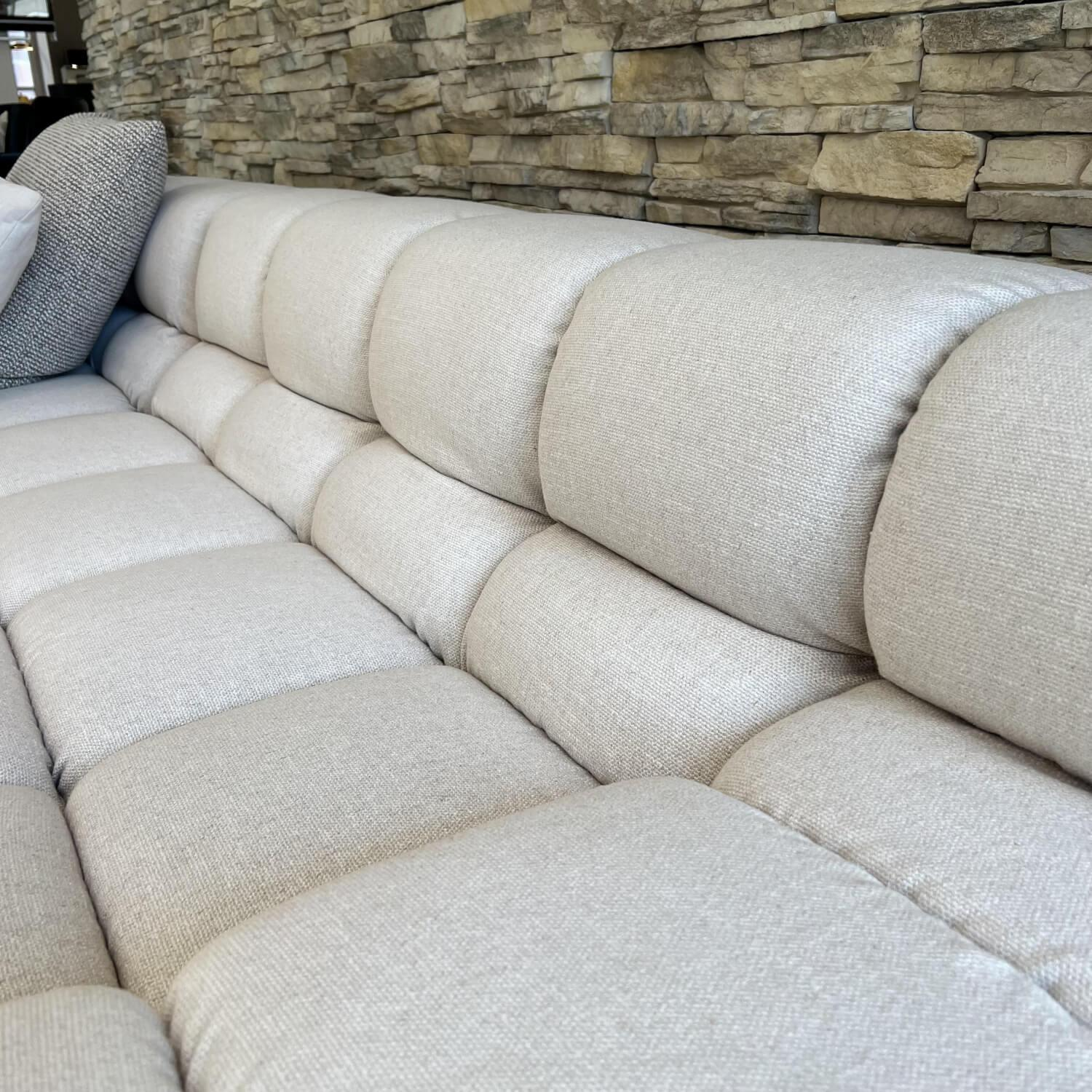 B&B Italia - Ecksofa Tufty-Time Stoff Sapri Bastfarben Fußausführung Schwarz - 4